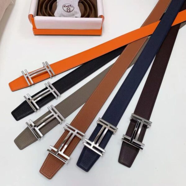 Luxury branded men's waist belt