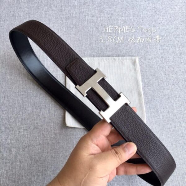 Luxury branded men's waist belt