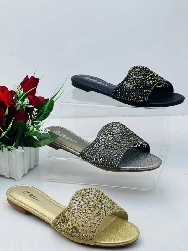 Dubai Premium Branded Ladie's Slipers Shoes